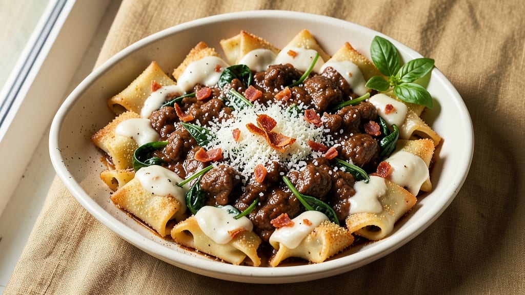 Beef and Spinach Cannelloni Recipe: Pasta-Layered Richness with Velvety Ricotta