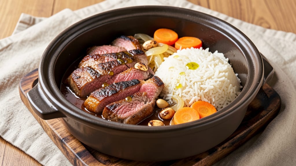 Beef and Rice Pressure Cooker Recipe: One-Pot Savory Depth in 30 Minutes