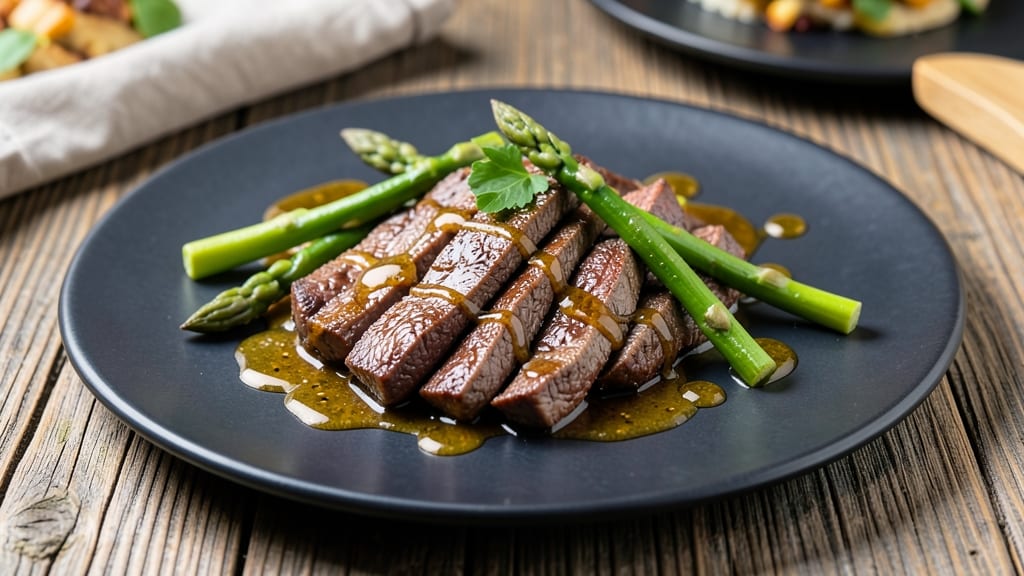 Beef Asparagus Oyster Sauce Recipe: Velvety Glaze with Wok-Seared Crunch