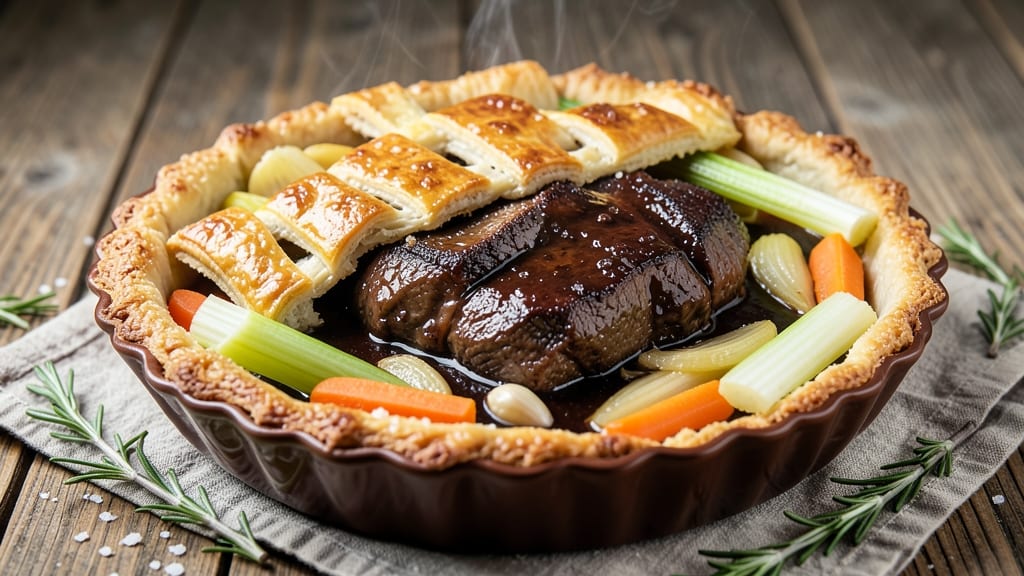 Beef and Beer Pie Recipe: Savory Crust Over Rich Stout Gravy