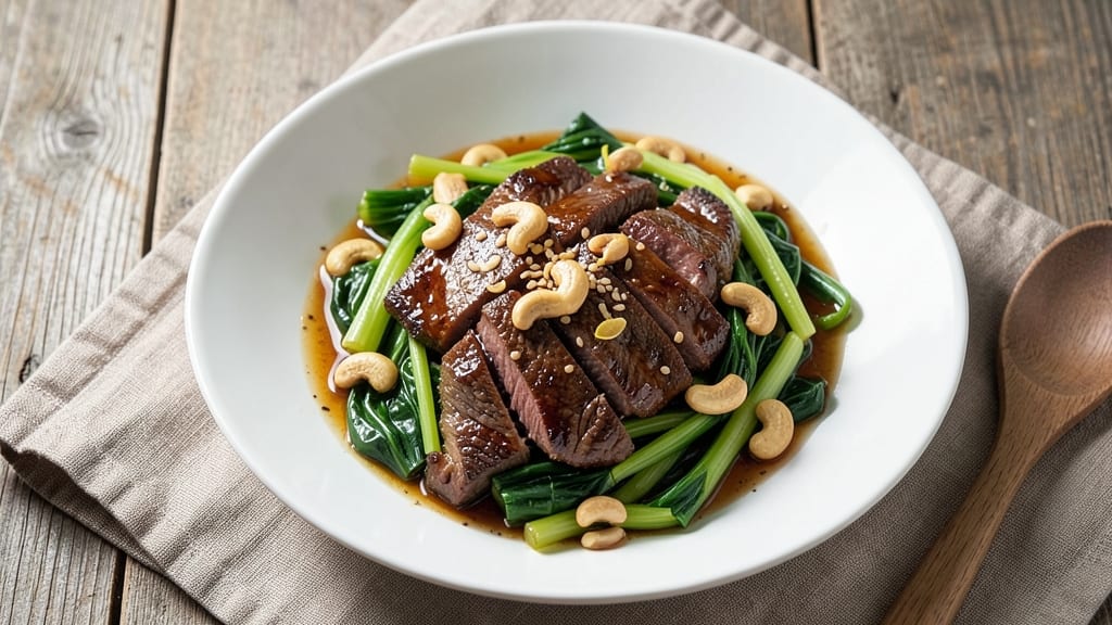 Beef and Cashew Stir Fry Recipe: Crispy Wok-Seared Bites with Nutty Sweetness