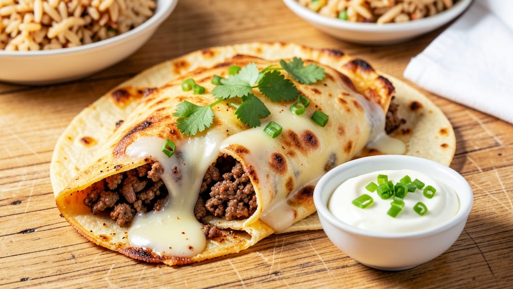 Authentic Ground Beef Chimichanga Recipe: Crispy Tortilla Crowns With Cheesy Rivers Inside