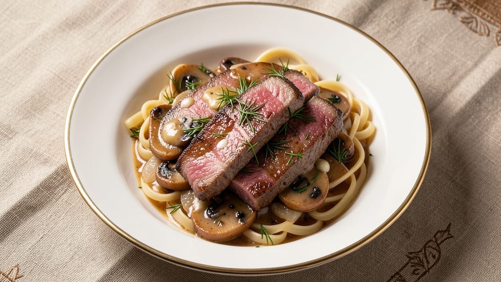 Andy Cooks Beef Stroganoff Recipe: Silky Mushroom Sauce With Tender Beef