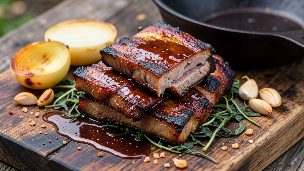 Barbecue Beef Ribs Recipe Grill: Apple Cider-Braised Bark for Sticky-Sweet Fall-Off-Bone Richness