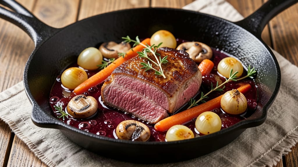 Barefoot Contessa's Filet Beef Bourguignon Recipe: Deep Wine-Braised Richness With Pearl Onions