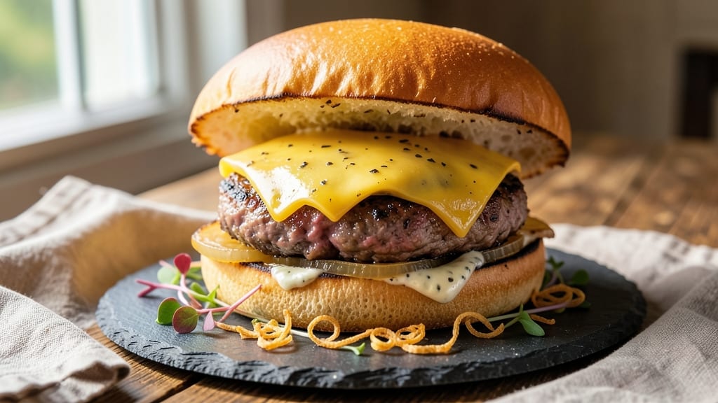 Beef and Cheese Burgers Recipe: Smoky Grilled Layers With Melty Edges