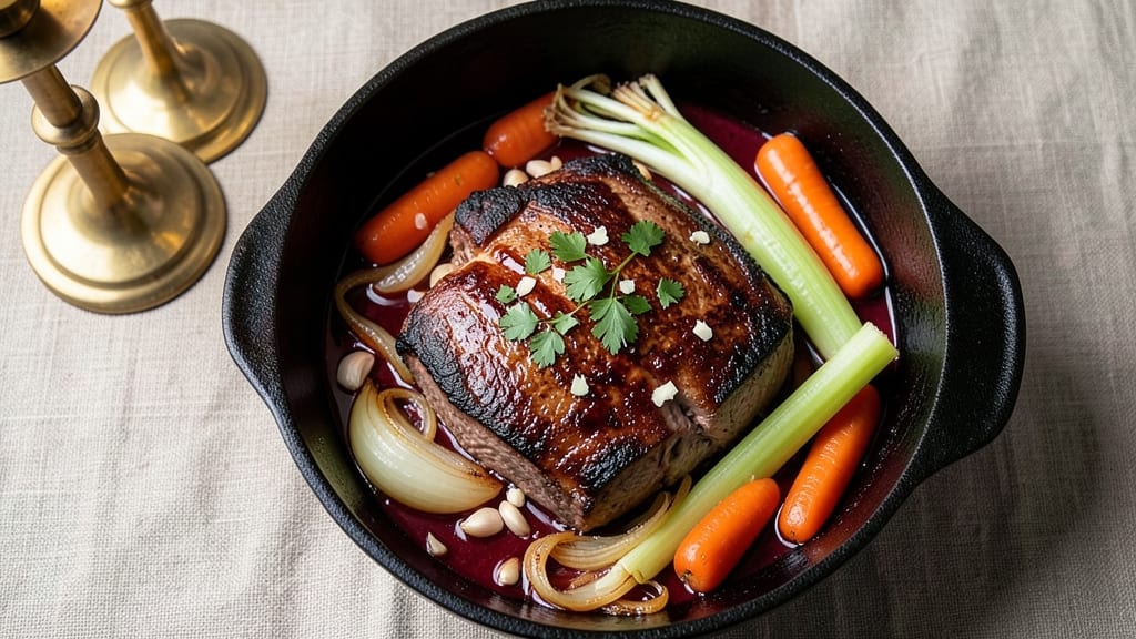 All-Natural Beef Stew Recipe: Deep-Roasted Caramelized Roots for Richness