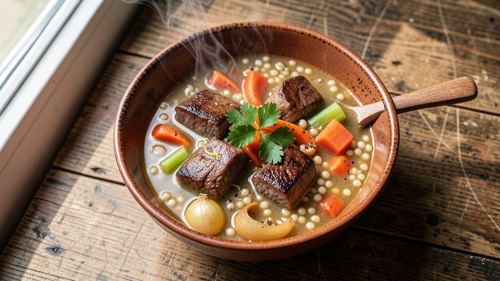 Beef and Barley Soup Recipe Jamie Oliver: Hearty Winter Warmth in One Pot