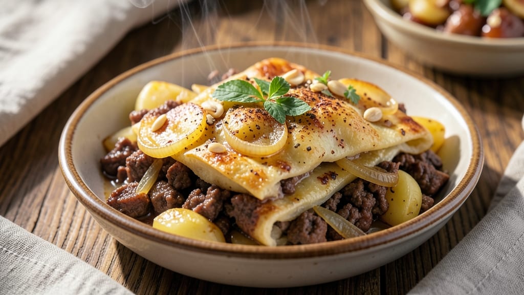 Beef and Potato Empanada Filling Recipe: Spiced Meat and Fluffy Potato Harmony