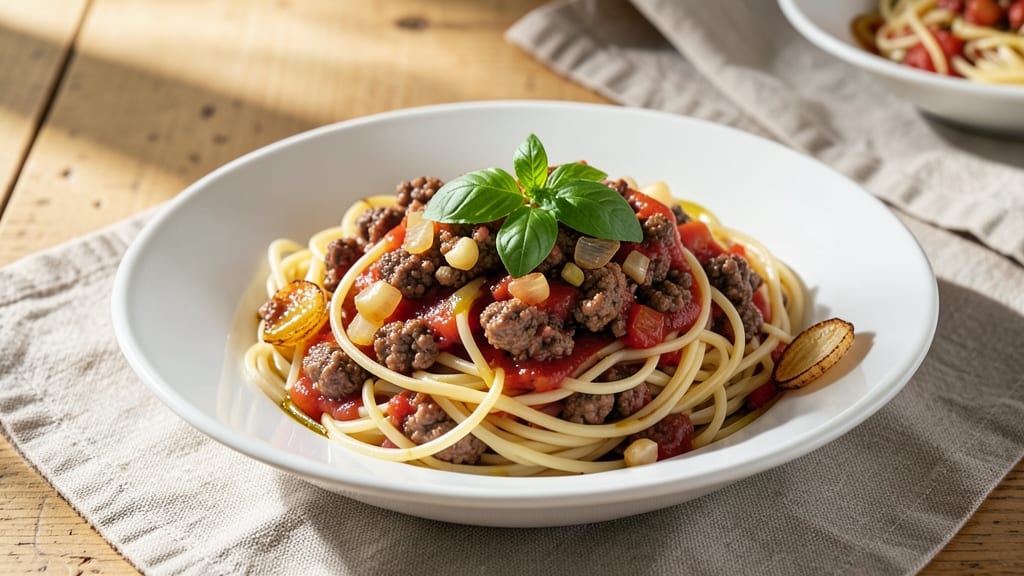 Angel Hair Pasta With Ground Beef Recipe: One-Pan Italian Comfort in 25 Minutes