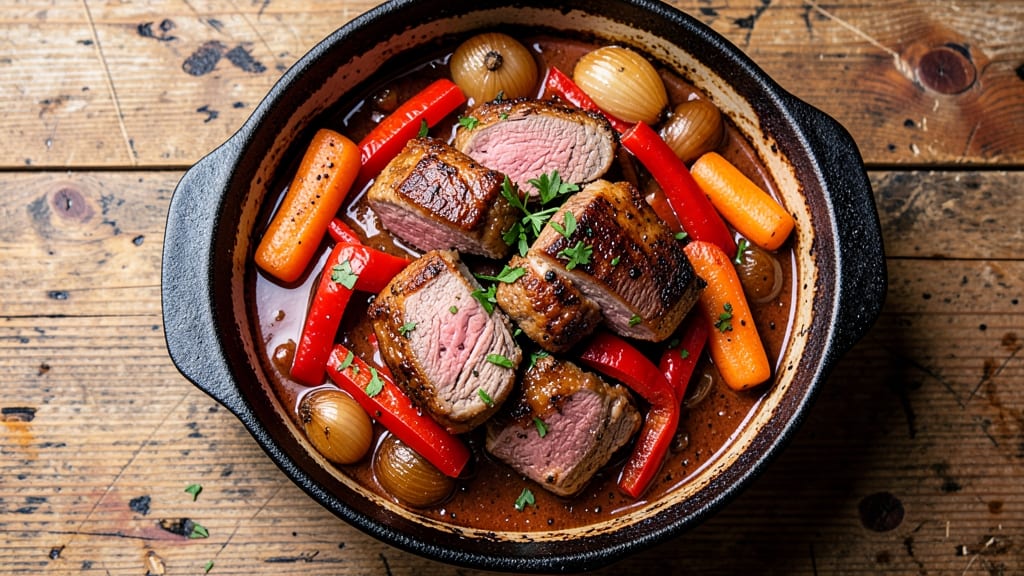 Argentinian Beef Stew Recipe: Bold Malbec and Chimichurri Infusion