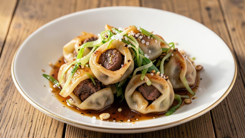 Beef and Cabbage Dumplings Recipe: Steamed Tender Bites in Creamy Broth