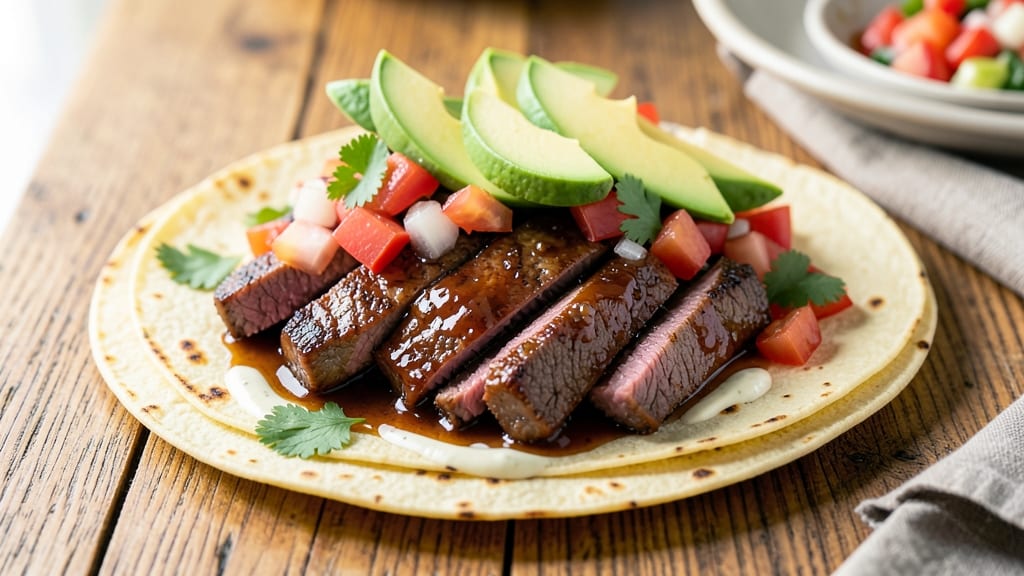 BBQ Beef Tacos Recipe: Smoky Cumin-Crusted Meat With Charred Tortillas