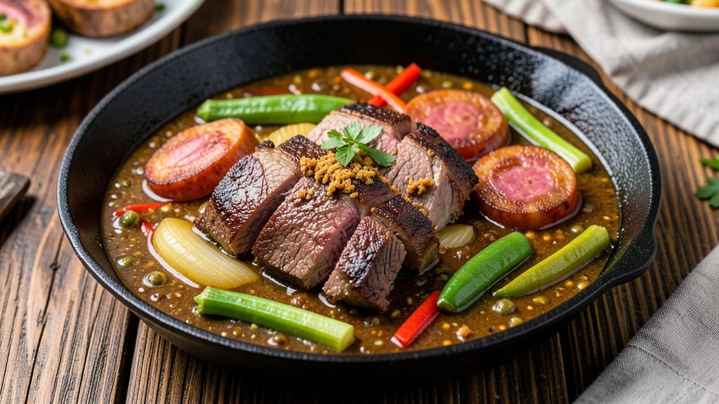 Beef and Sausage Gumbo Recipe: Smoky Okra-Thickened Depth in One Pot