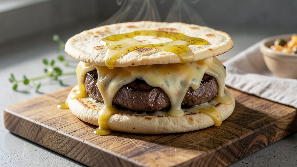 Beef and Cheese Sandwiches Recipe: Crispy Tortilla Layers with Melted Cheese Rivers