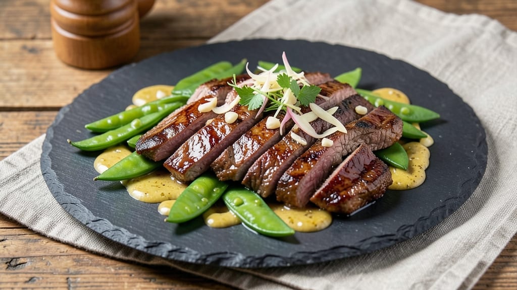 Beef and Snap Peas Recipe: Stir-Fry Brightness with Silky Sauce