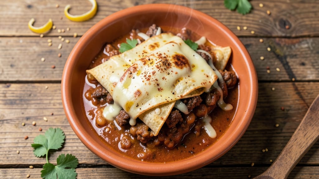 Beef and Bean Chimichanga Recipe: Crispy Tortilla Crowns With Cheesy Stuffed Magic