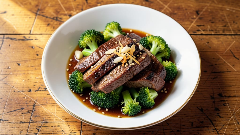 Beef and Broccoli Recipe the Kitchen: Wok-Seared Umami Crunch With Silky Sauce