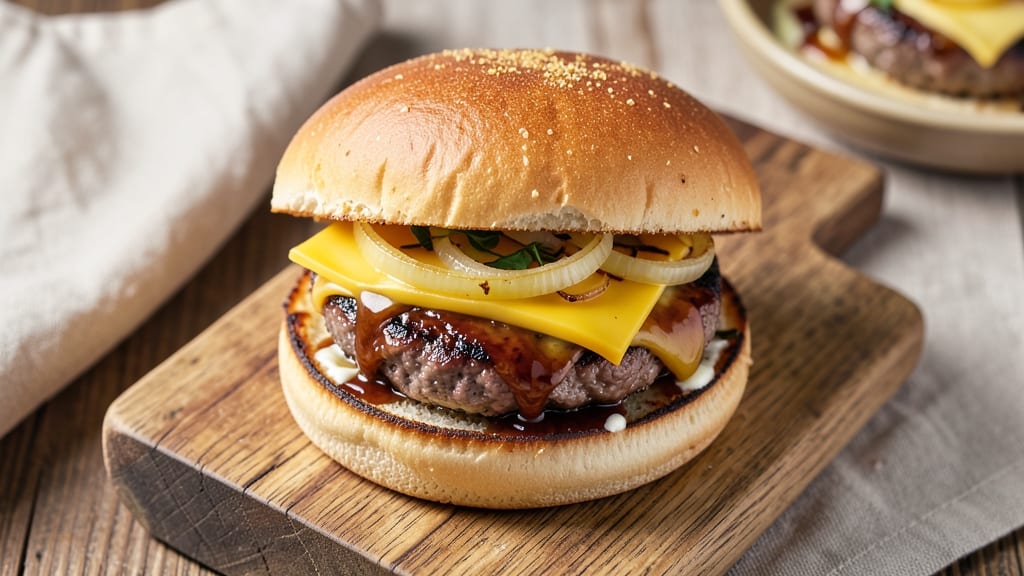 Jamie Oliver's BBQ Beef Burger Recipe: Charred Crust and Umami-Packed Patties