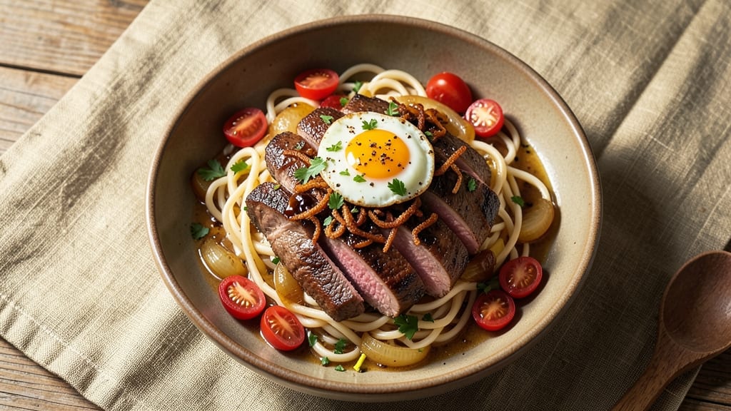 Beef and Noodles Recipe with French Onion Soup: Deep Caramelized Onions Meet Tender Beef in One Pot