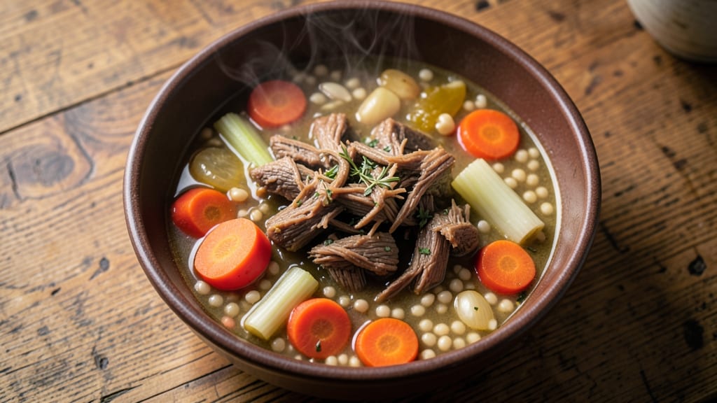Beef Barley Soup Recipe With Leftover Beef Roast: Roast-Infused Richness in One Pot
