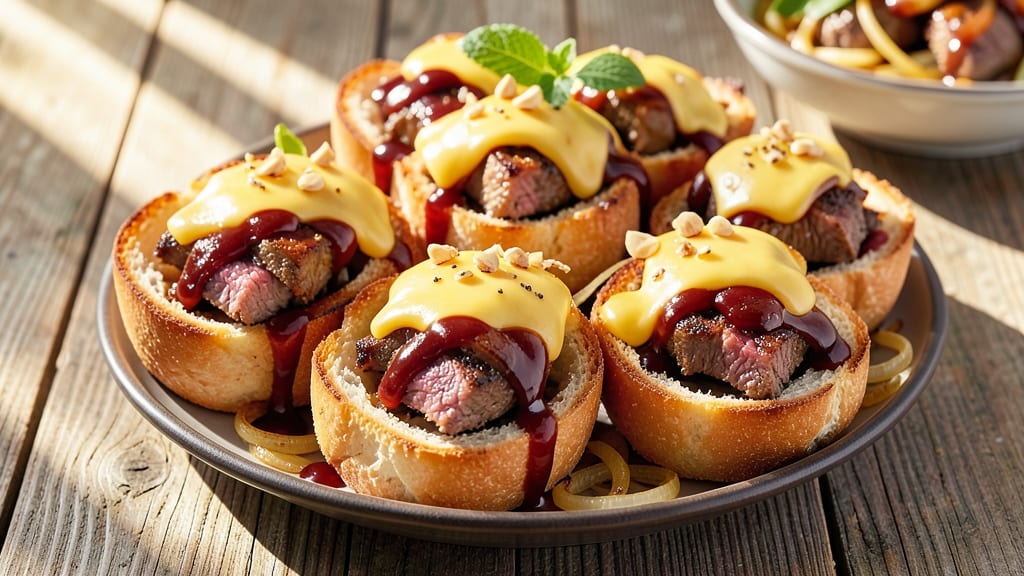 Barbecue Beef Cups Recipe: Handheld Smoky-Sweet Bites With Caramelized Cheese