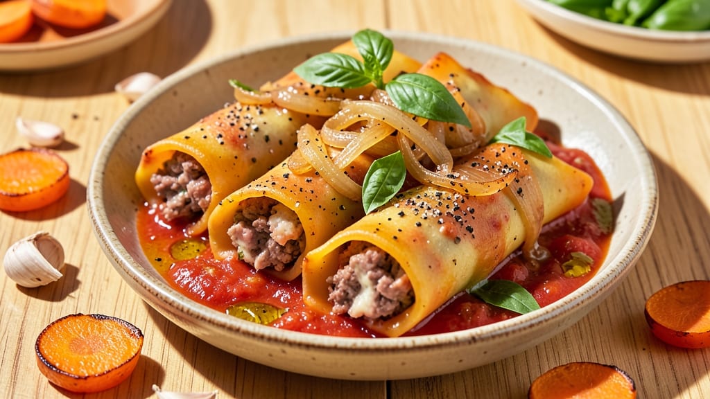 Beef and Pork Cannelloni Recipe: Layered Richness With Melted Cheese Rivers