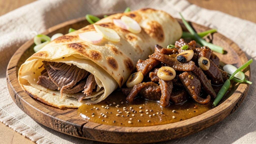 Bajan Beef Roti Recipe: Spiced Meat and Flaky Dough Masterpiece