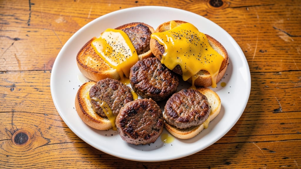 Baked Beef Sliders Recipe: Crispy-Crusted Mini Burgers With Melty Cheese Rivers