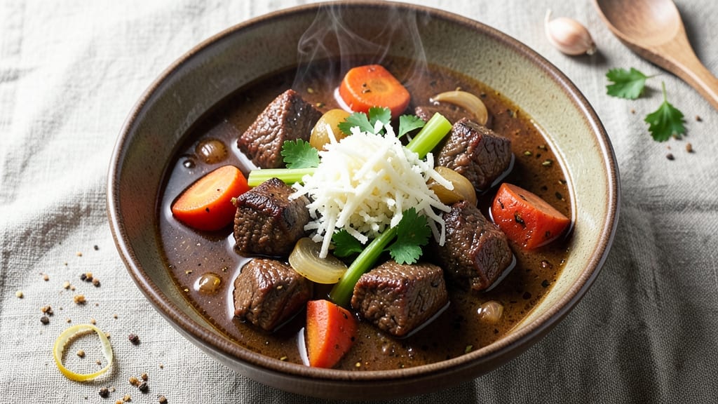 Beef and Horseradish Stew Recipe: Bold Peppery Heat Meets Rich Beef Simmer