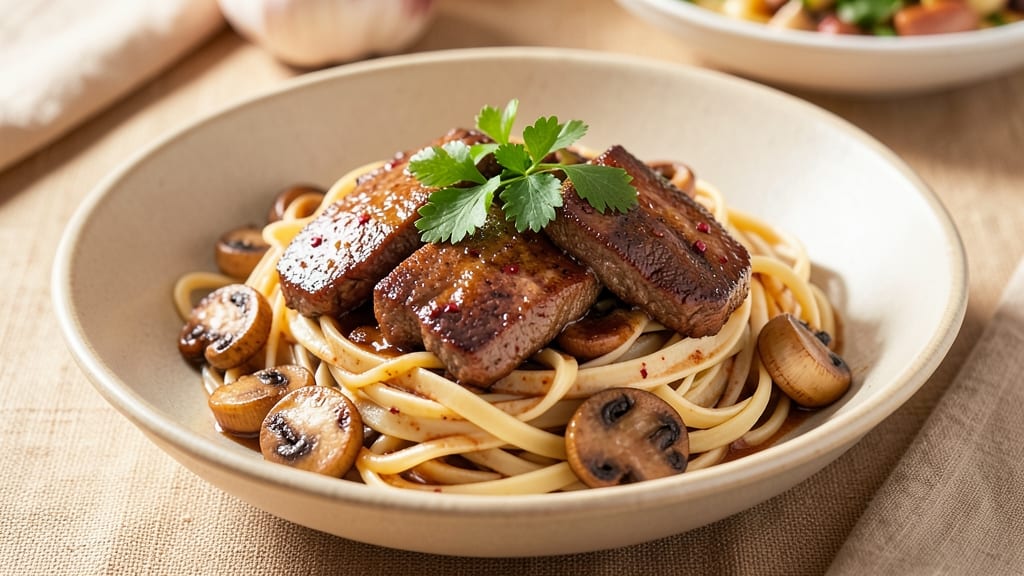 Beef and Mushroom Pasta Recipe: Umami-Packed One-Pan Masterpiece