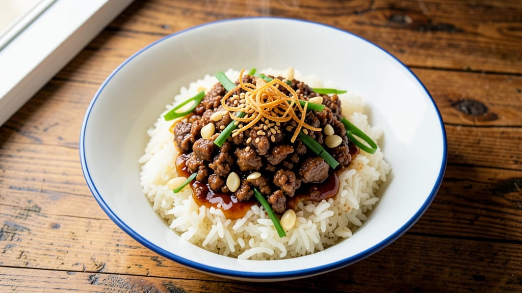 Asian Ground Beef and Rice Recipe: Wok-Seared Umami with Fragrant Jasmine Rice