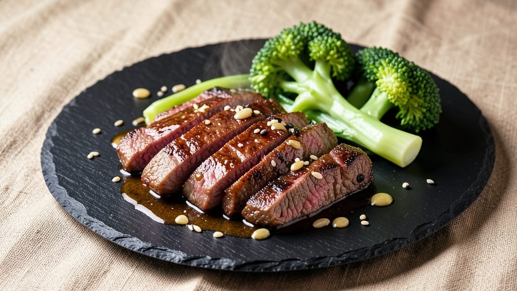 Beef and Gai Lan Recipe: Wok-Seared Umami Crunch With Silky Greens