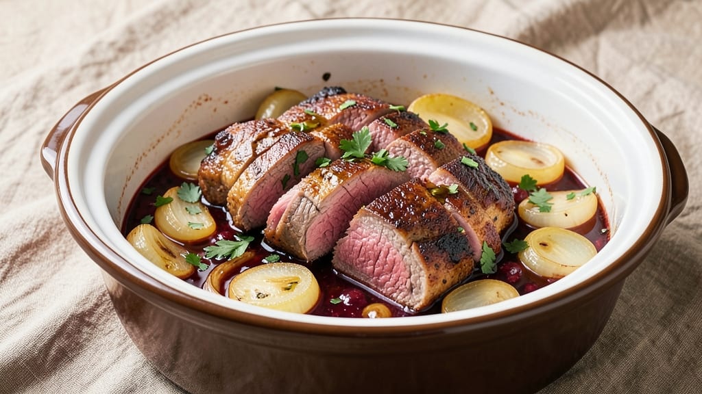 Beef and Onion Slow Cooker Recipe: Deep-Simmered Richness With Caramelized Sweetness