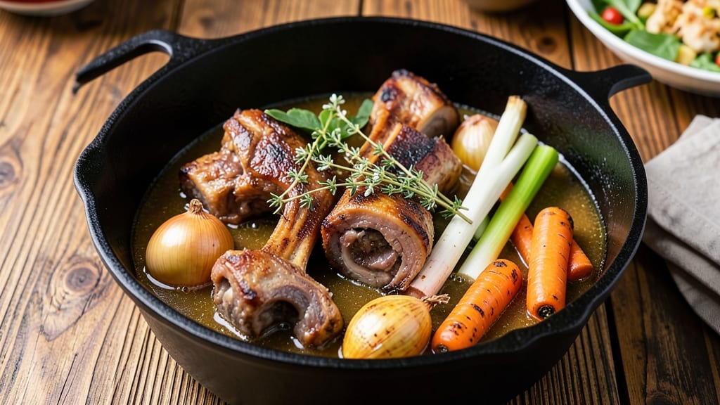 Basic Beef Stock Recipe: Deep-Roasted Bones for Rich, Umami-Packed Flavor