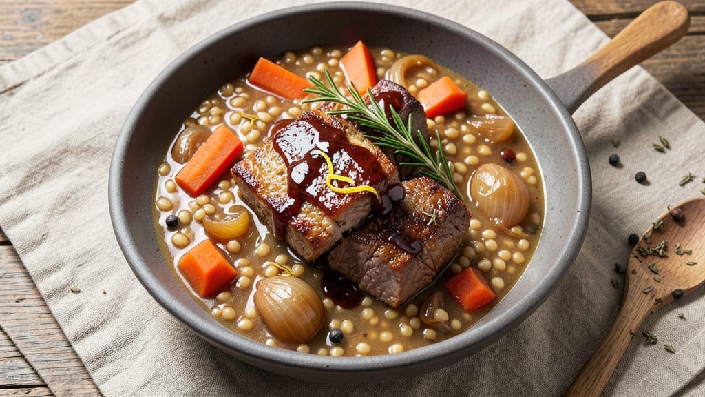Beef and Barley Stew Recipe Stove Top: Deep-Roasted Beef and Nutty Barley Simmer