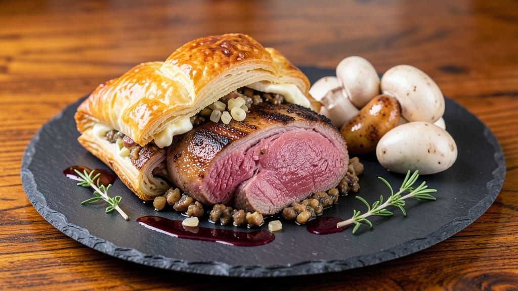 Amazing Beef Wellington Recipe: Puff Pastry Wrapped Elegance with Mushroom Duxelles