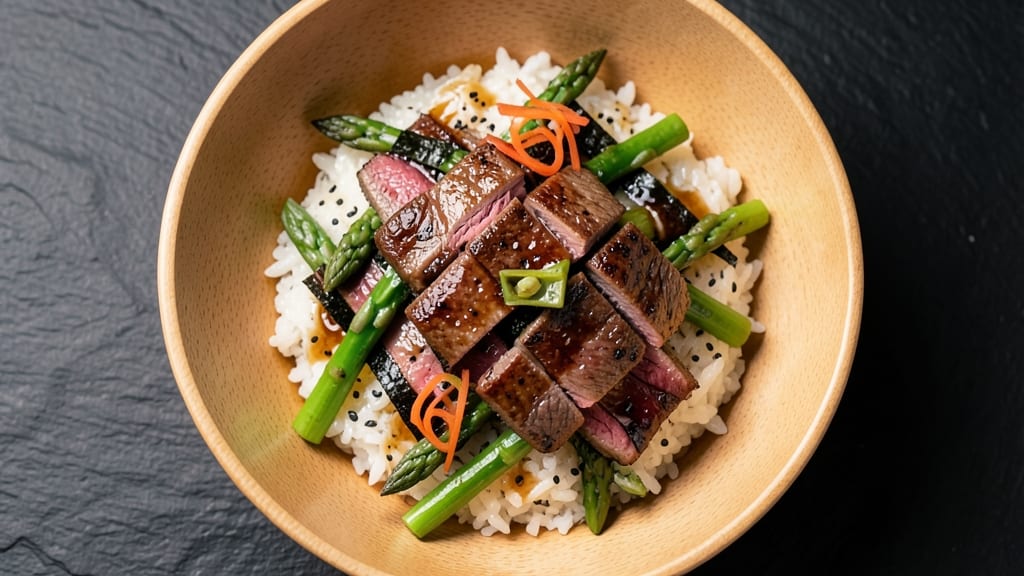 Beef And Asparagus Negimaki Recipe: Sweet-Savory Sushi Rolls With Crispy Edges