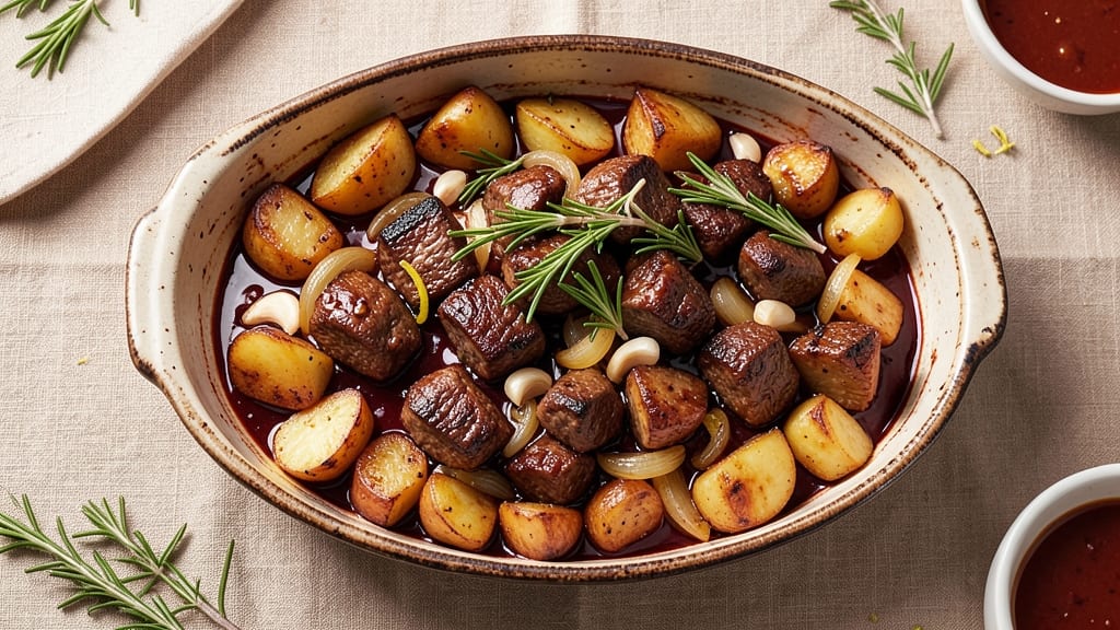 Beef and Red Wine Casserole Recipe: Deeply Savory Wine-Infused Layers
