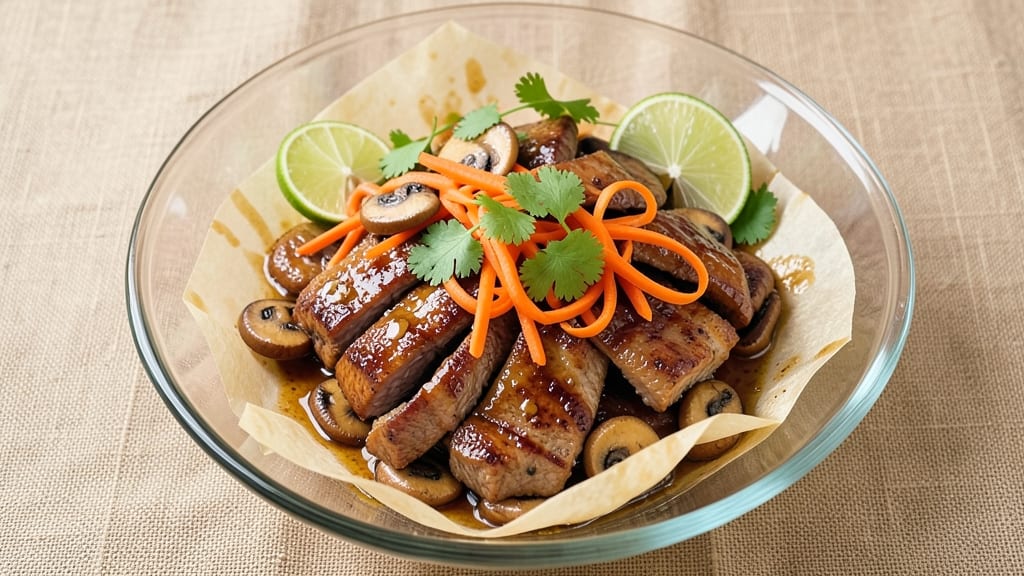 Asian Beef Roll Recipe: Wok-Seared Crispy Edges and Silky Noodle Wraps