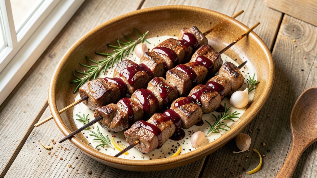 Baked Beef Kabobs Recipe: Charred Edges and Juicy Centers in 30 Minutes