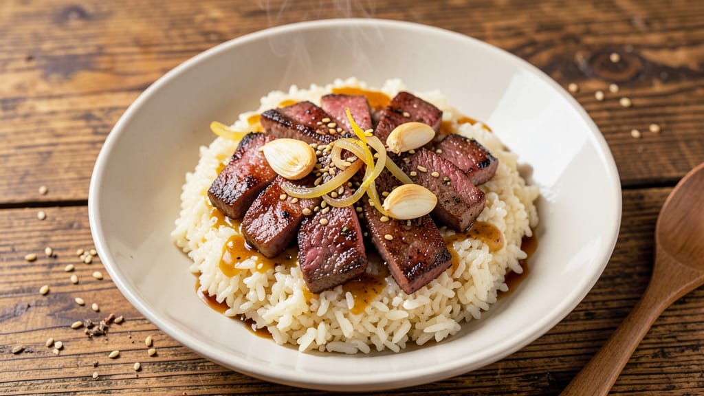 Beef Baked Rice Recipe: Savory Beef and Rice Bake With Crispy Top