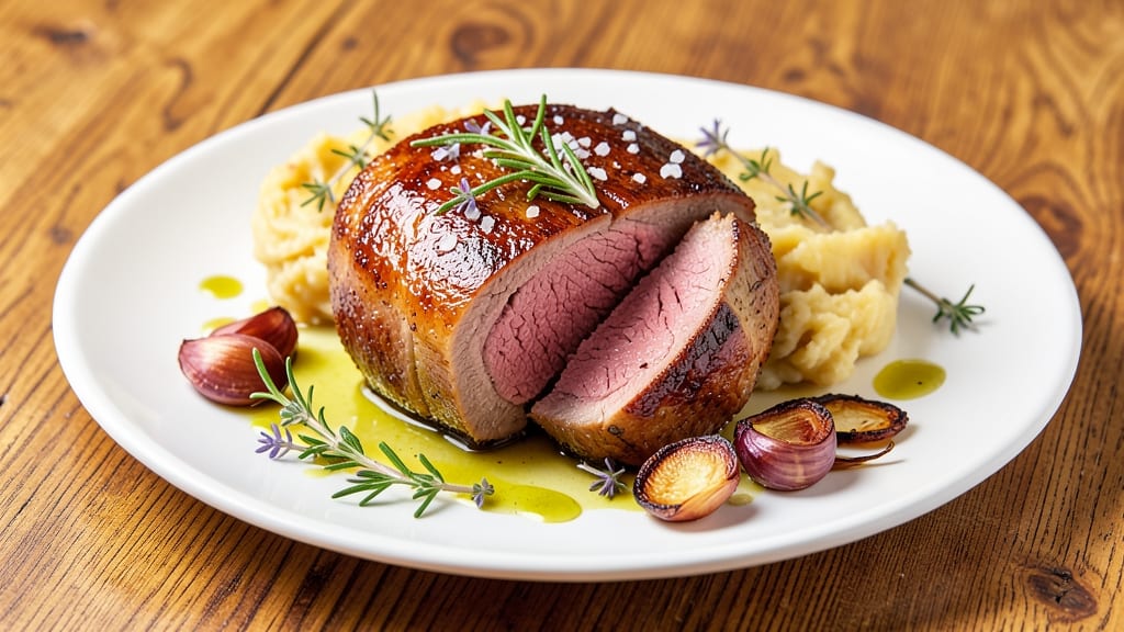 Angus Beef Round Roast Recipe: Herb-Crusted Roast With Juicy Pink Center