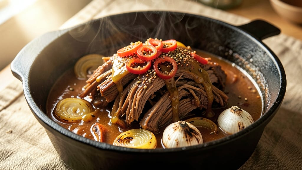 Beef Barbacoa Dutch Oven Recipe: Slow-Simmered Spice-Infused Tender Beef