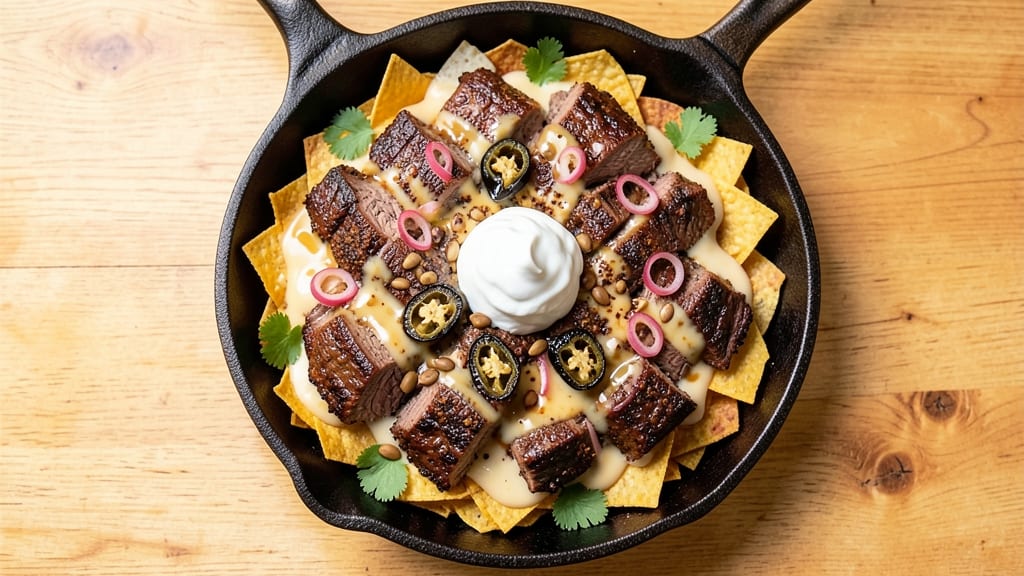 Authentic Mexican Beef Nachos Recipe: Crispy Tortilla Stacks with Smoky Chipotle Cheese