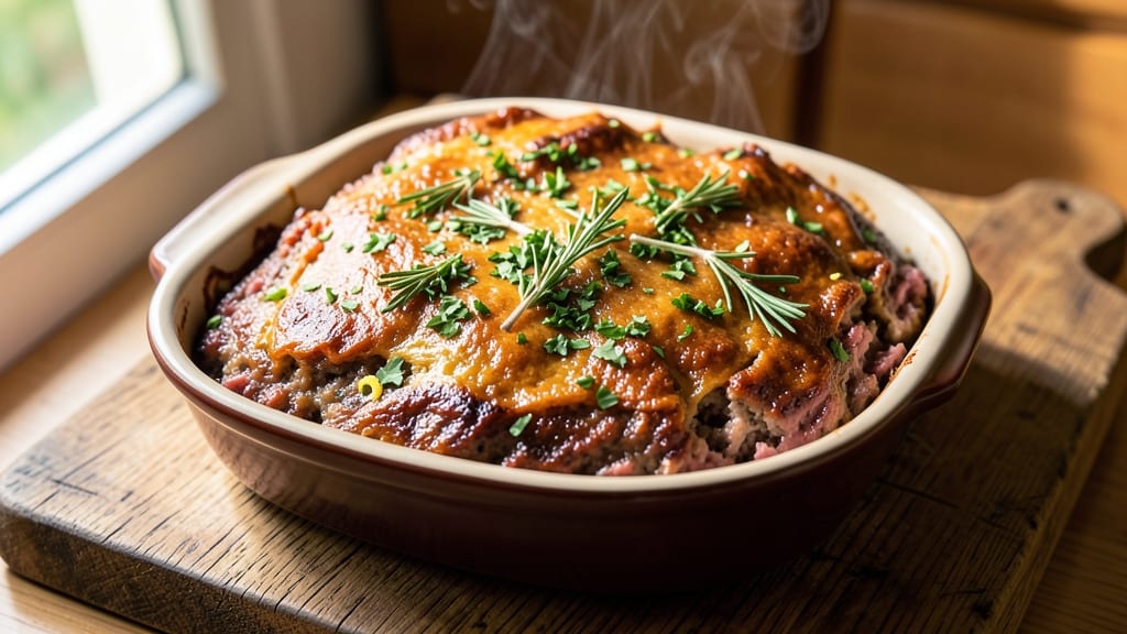 Beef and Lamb Meatloaf Recipe: Savory Herb Crust With Dual-Meat Tenderness