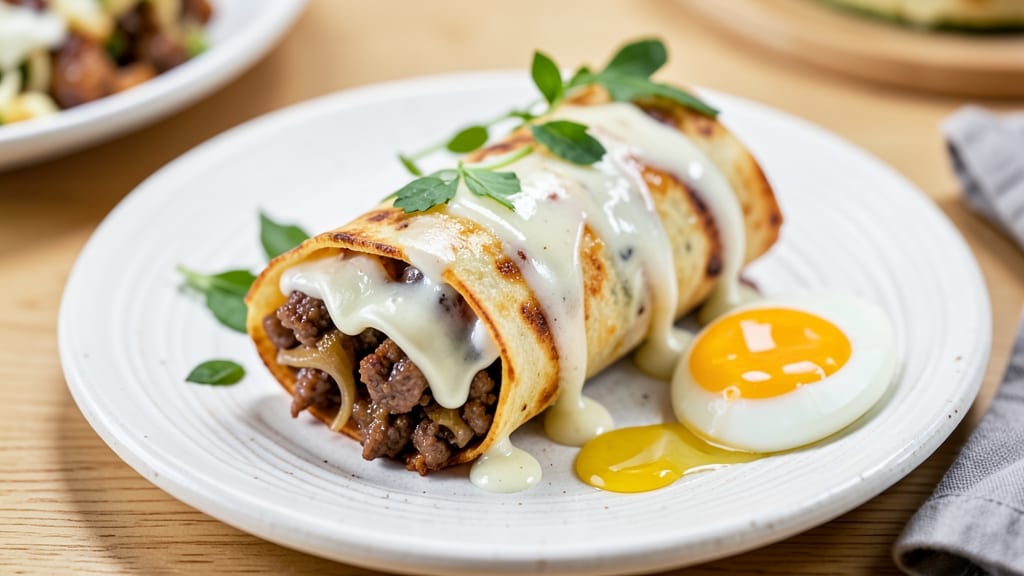 Beef and Cheese Egg Rolls Recipe: Crispy Tortilla Towers With Melty Centers