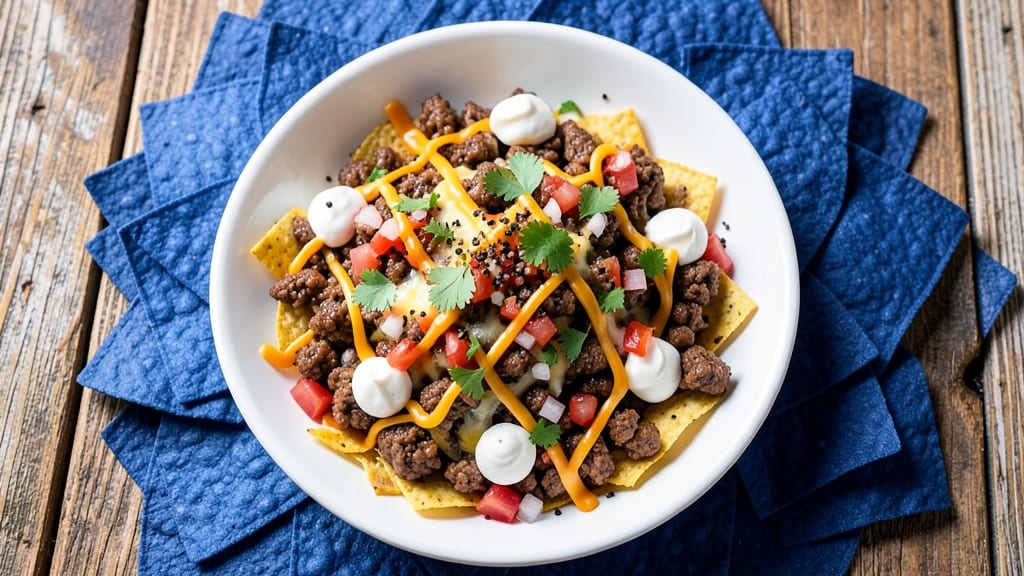 Applebee's Neighborhood Nachos Beef Recipe: Crispy Tortilla Layers Loaded With Smoky Cumin Beef Bites