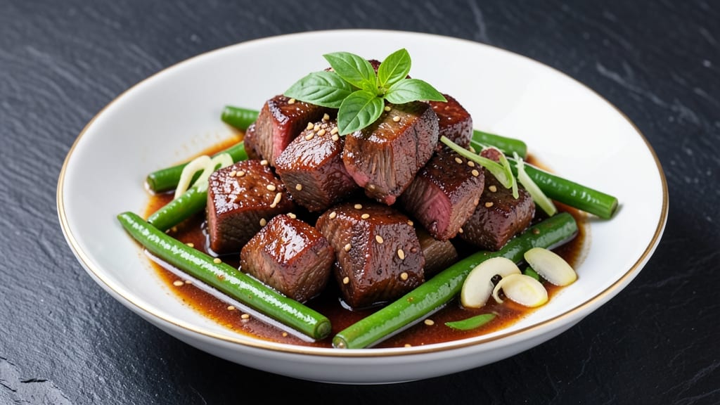 Beef and Green Beans Filipino Recipe: Soy-Ginger Braised Beauty in One Pan