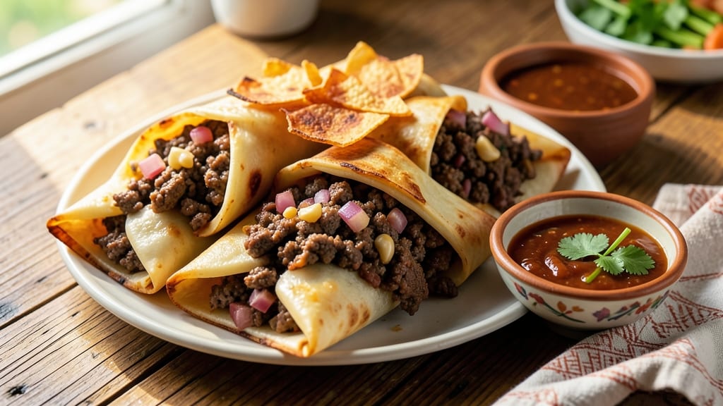 Authentic Mexican Ground Beef Tamales Recipe: Crispy Tortilla Wraps With Smoky Cumin Filling